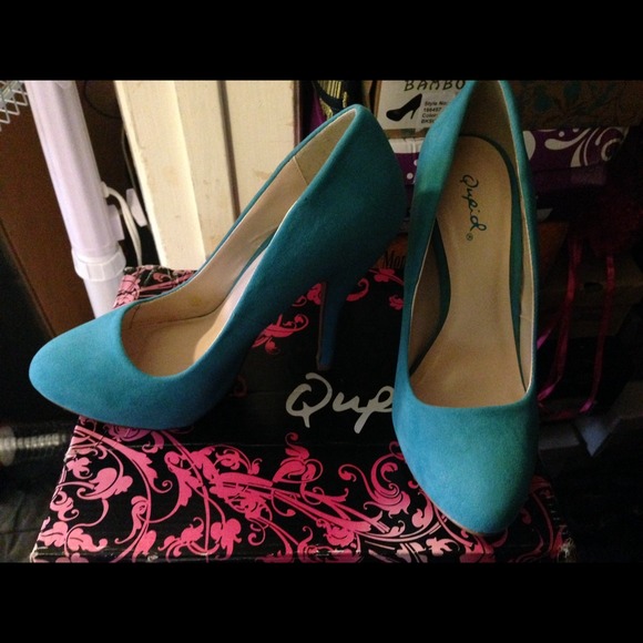 Turquoise Heels