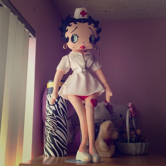 Nurse Betty Boop Doll NWT