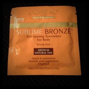 Sublime BronZe towelettes