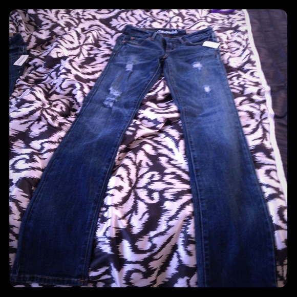 Blue reg jeans with tags size zero