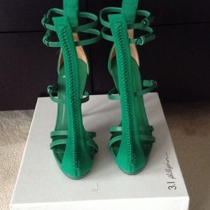 3.1 Phillip Lim green sandals
