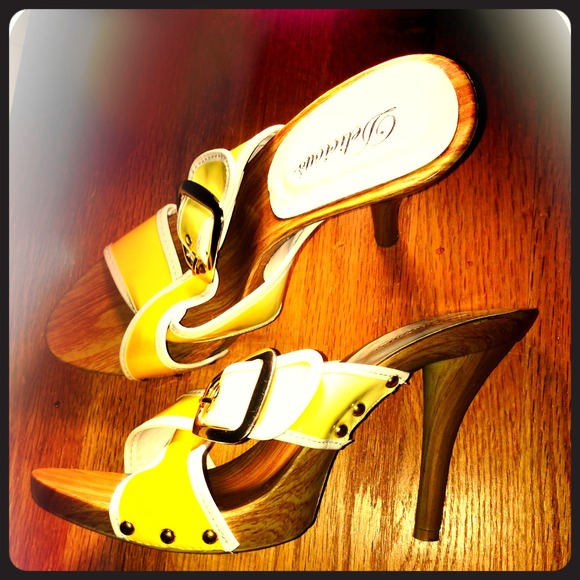 Delicious high heel sandal mules **SOLD**