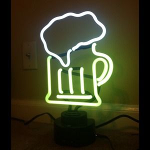 New in box Beer Neon Mug Light.