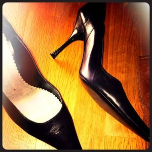 BCBG black high heels