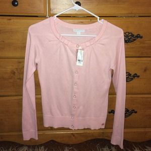 Pale pink New York & Company cardigan size XS