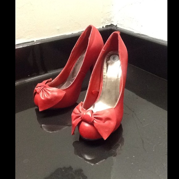 Cute red heels