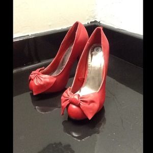 Cute red heels