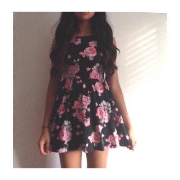 Floral skater dress from forever 21
