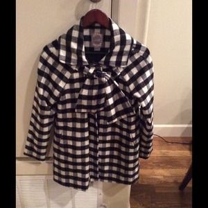 Forever 21 black and white coat, SZ S