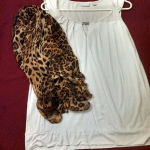 New York & Company pleated front top