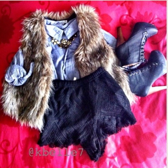 Faux Fur Vest