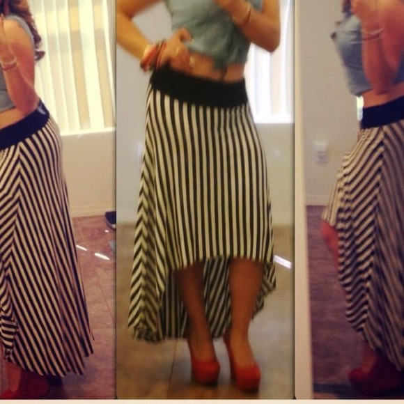 Stripe skirt