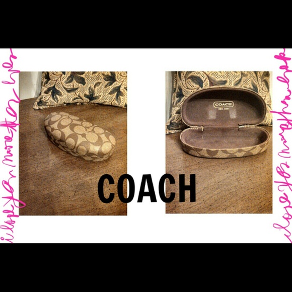 Authentic Coach sunglass case