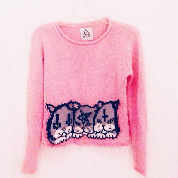 🎉 HOST PICK 🎉 UNiF Meowtal Sweater 🐱