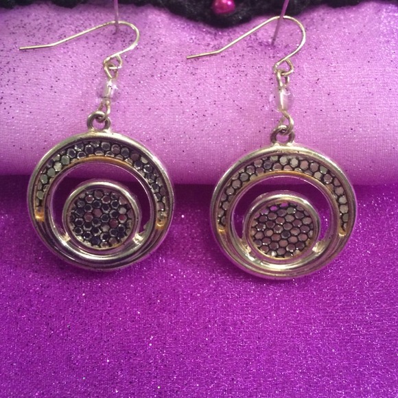 Silver earrings