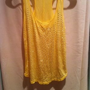 Sparky yellow tank top.