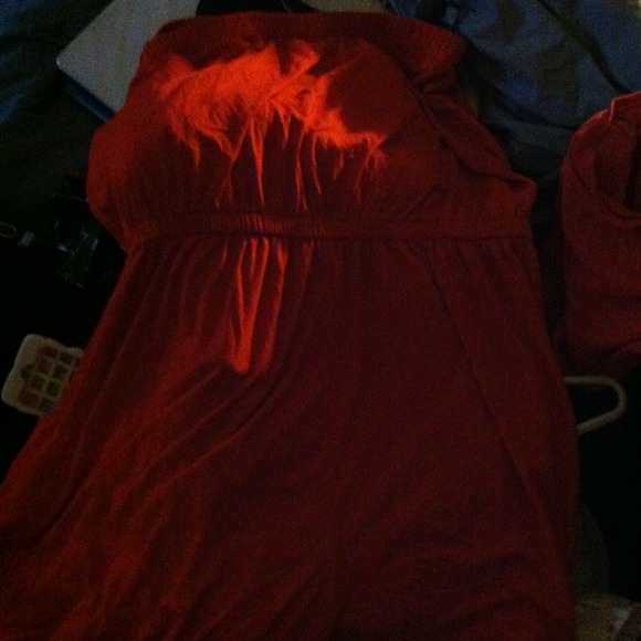 Sexy red jumpsuit