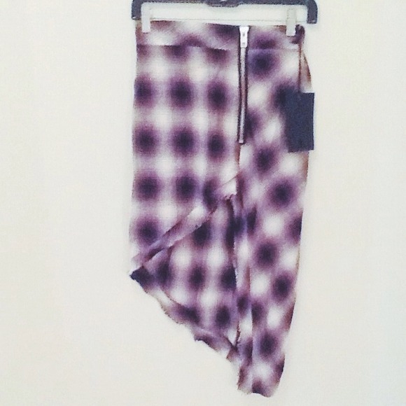 UNIF Grey Dame Skirt