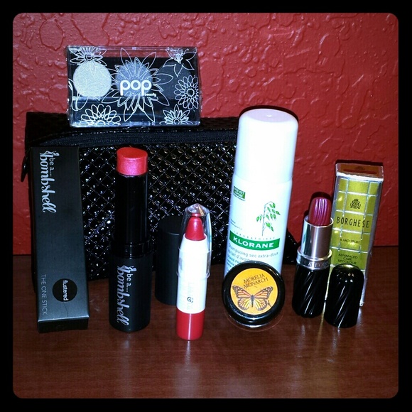 Makeup lot lipstick, borguese, be a bombshell, pop