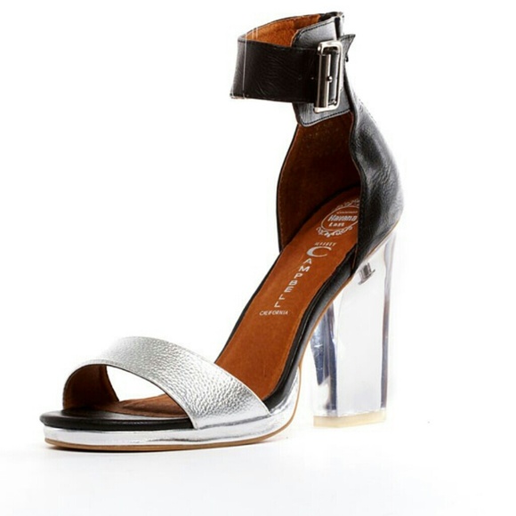 REDUCED Jeffrey Campbell Soiree Lucite Heel - Picture 1 of 4