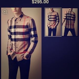 Mens Burberry shirt