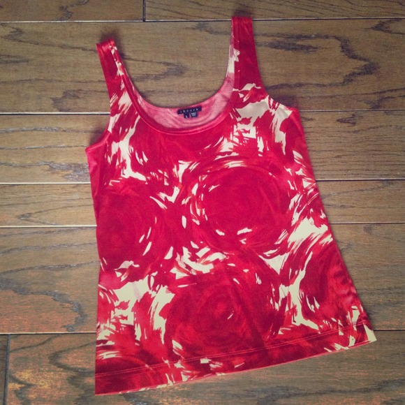 Theory silk tank blouse