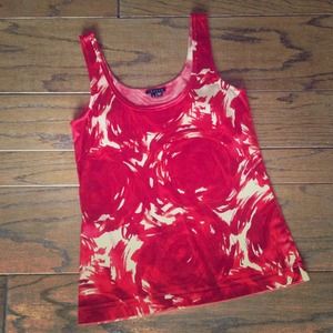 Theory silk tank blouse