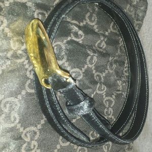 Authentic Gucci calf hair belt.