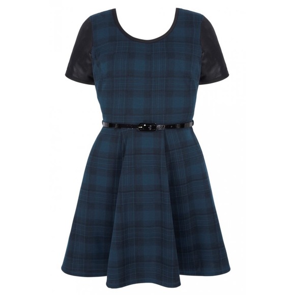 Blue Tartan Dress