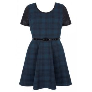 Blue Tartan Dress