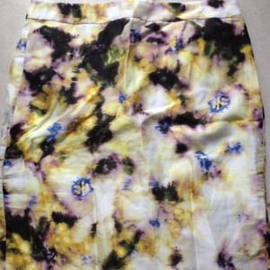 J Crew Floral Pencil Skirt