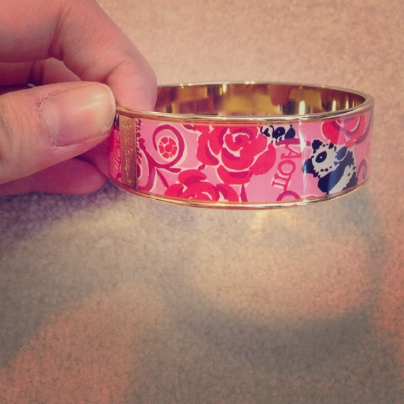 Lilly Pulitzer  Jewelry - Lilly Pulitzer AOII print bracelet sorority