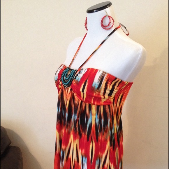 Summer Halter Dress & leopard dress