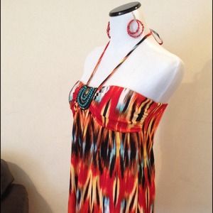 Summer Halter Dress & leopard dress