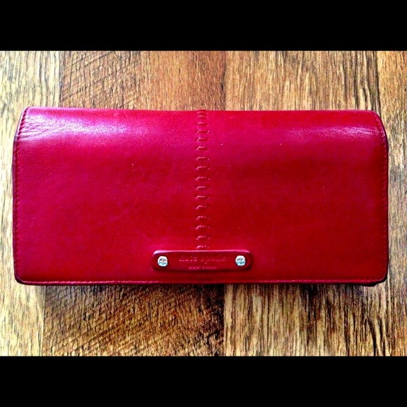Kate Spade red leather wallet