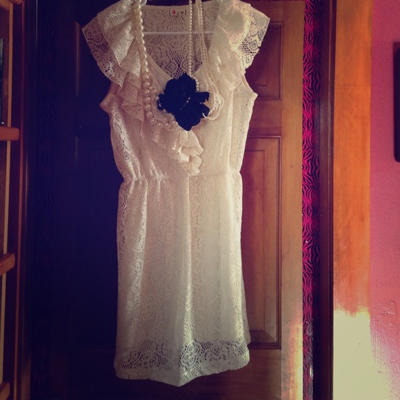 Off white lace dress