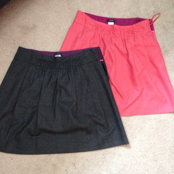 J.Crew 2 wool skirts size 0