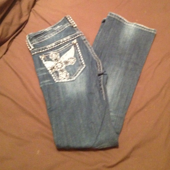 Dark wash Miss Me boot cut