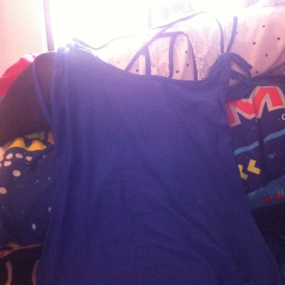 Blue tank