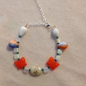 A beautiful hand made bracelet.