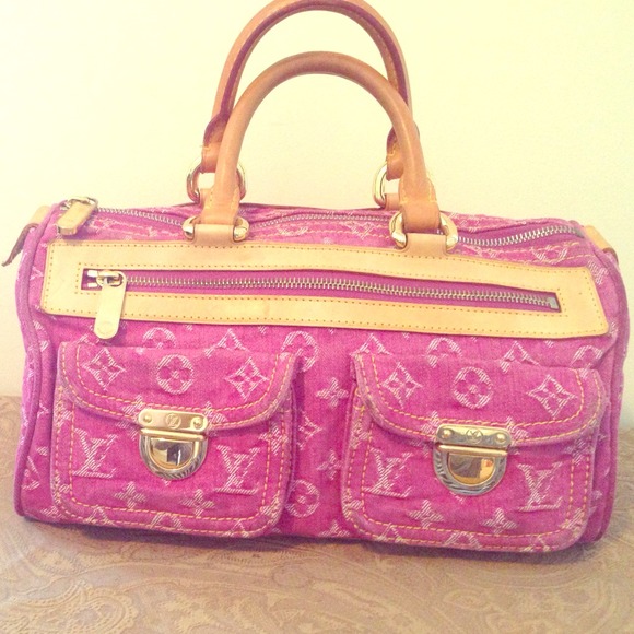 Louis Vuitton Pink Denim