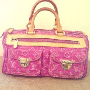 Louis Vuitton Pink Denim