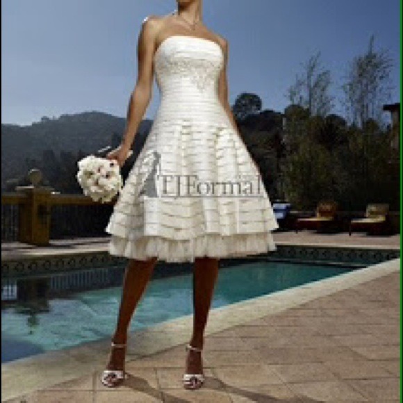 Casablanca Short Wedding Dress 1889S Sweetheart - Picture 3 of 3