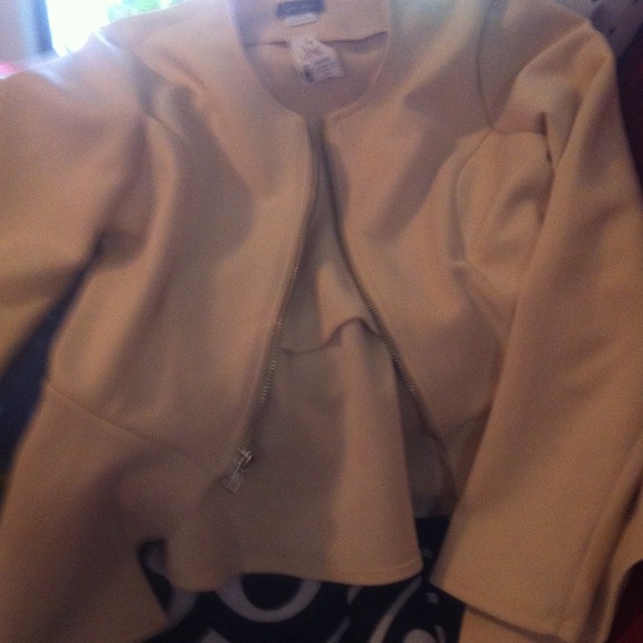 Cream blazer