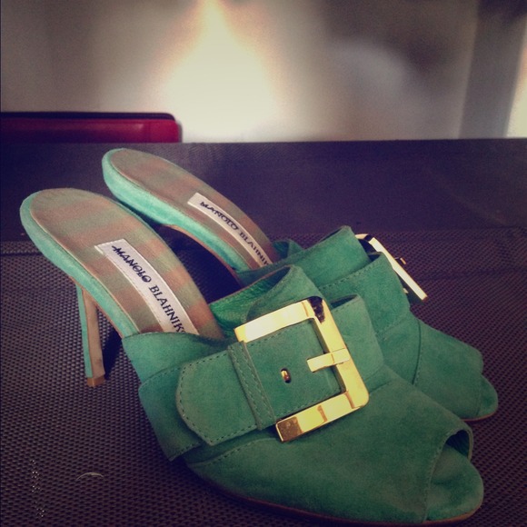 Manolo blahnik spring sandal size 37.5