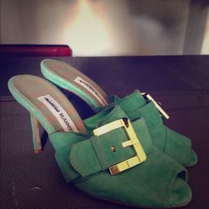 Manolo blahnik spring sandal size 37.5