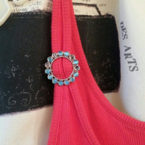 DKNY Beaded Gem Tank Top - Picture 2 of 4