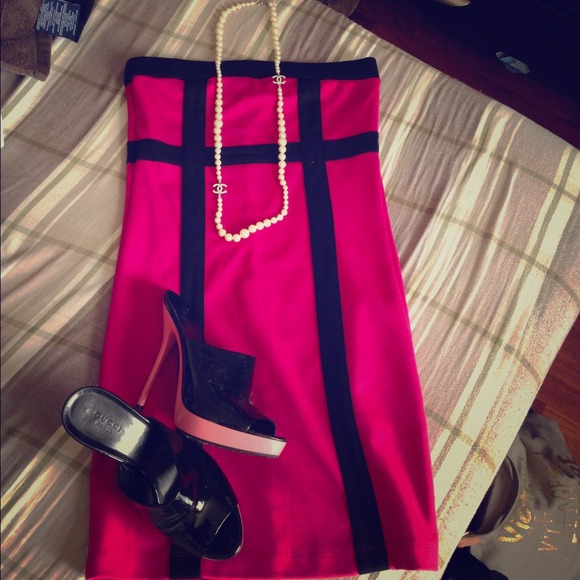Hot pink party forever 21 dress!