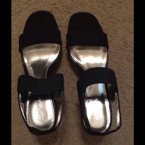 Calvin Klein Cut-Out Platform Shoes