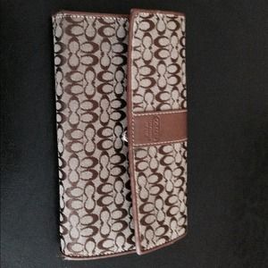 Brown coach wallet